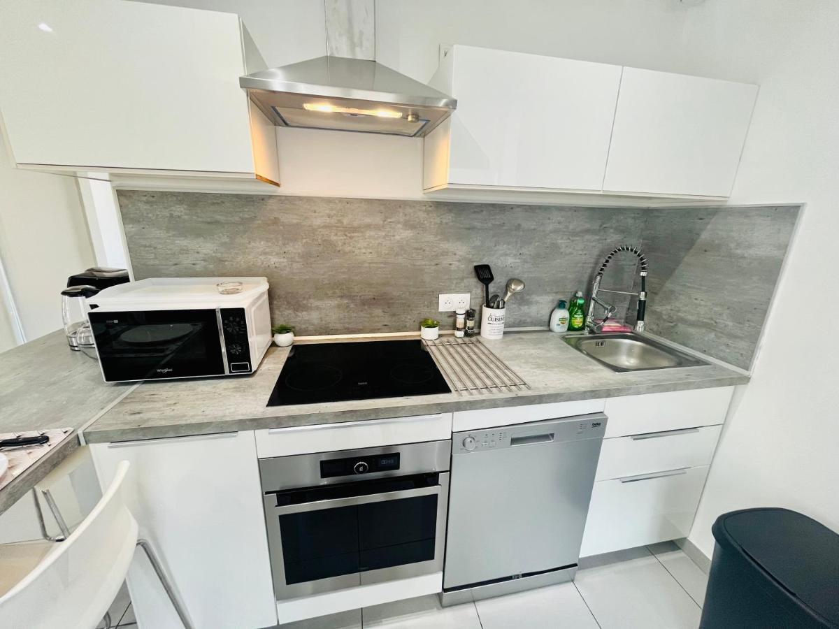 Superbe Duplex Design Neuf 2 Chambres, Climatise Tout Confort, Facile D,Acces Stationnement Gratuit Marsiglia Esterno foto